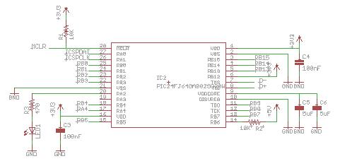 Business Card schematics